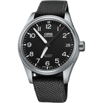 Big Crown ProPilot Big Date Stainless Steel / Black / Black Textile