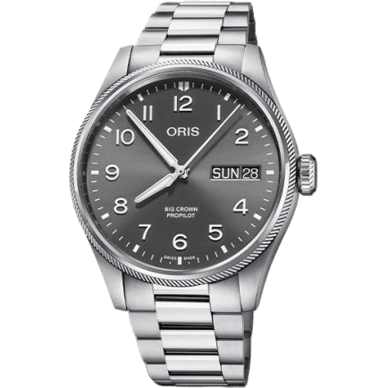 Big Crown ProPilot Big Day Date Stainless Steel / Grey / Bracelet