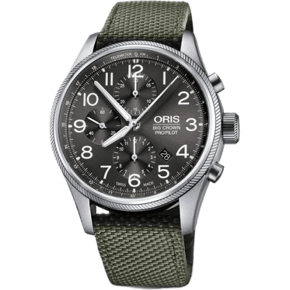 Big Crown ProPilot Chronograph Stainless Steel / Grey