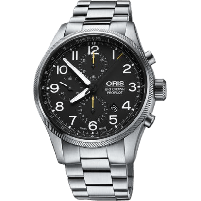 Big Crown ProPilot Chronograph Stainless Steel / Black / Bracelet
