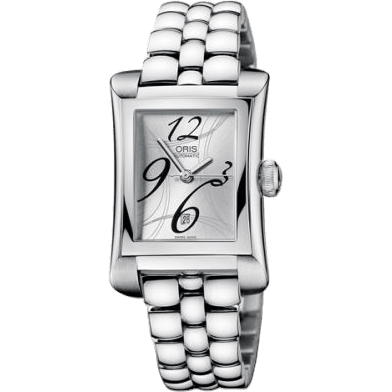 Rectangular Date 25.9 Stainless Steel / Silver / Bracelet