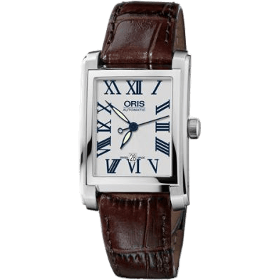 Rectangular Date 24.5 Stainless Steel / Silver - Roman