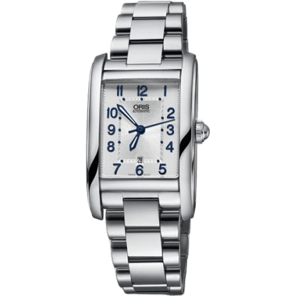 Rectangular Date 25 Stainless Steel / Silver - Arabic