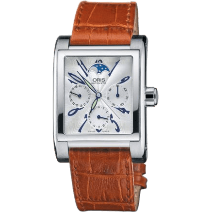 Rectangular Complication Stainless Steel / Silver - Arabic