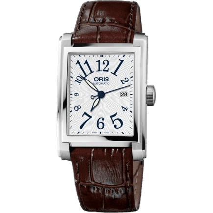 Rectangular Date 30 Stainless Steel / Silver - Arabic