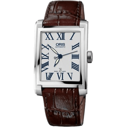 Rectangular Date 30 Stainless Steel / Silver - Roman