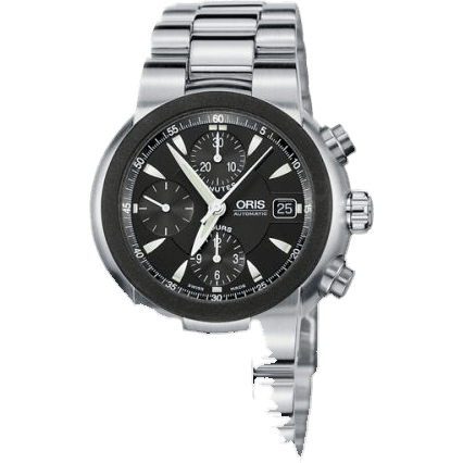 TT1 Chronograph Stainless Steel - Rubber / Black / Bracelet