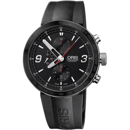 TT1 Chronograph Stainless Steel - Ceramic / Black / Rubber