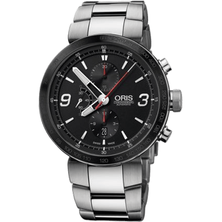 TT1 Chronograph Stainless Steel - Ceramic / Black / Bracelet