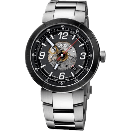 TT1 Engine Date Stainless Steel - Ceramic / Skeleton / Bracelet