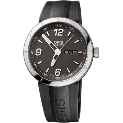 TT1 Day Date Stainless Steel / Grey / Rubber