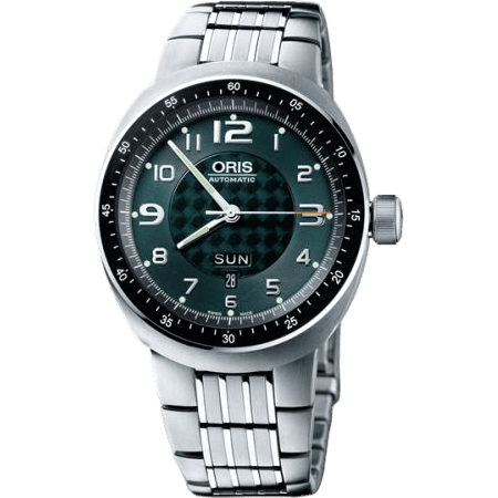 TT3 Day Date Titanium / Green / Bracelet