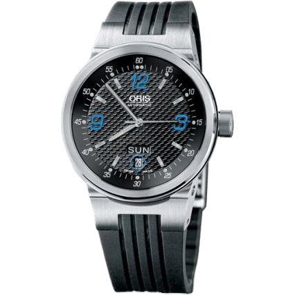 WilliamsF1 Team Day Date 40.5 Stainless Steel / Black - Blue / Rubber