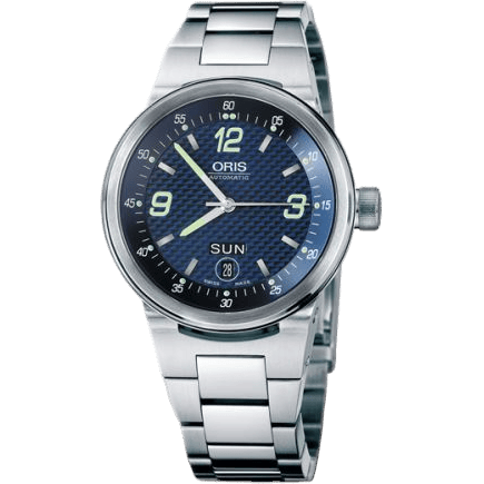 WilliamsF1 Team Day Date 40.5 Stainless Steel / Blue / Bracelet