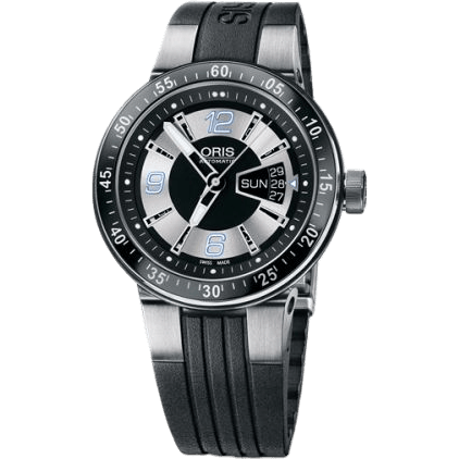 WilliamsF1 Team Day Date 42 Stainless Steel / Silver / Rubber