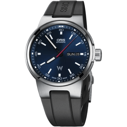 Williams Day Date 42 Stainless Steel / Blue / Rubber