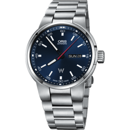Williams Day Date 42 Stainless Steel / Blue / Bracelet