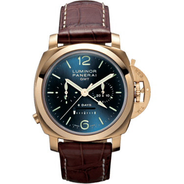 Luminor 1950 8 Days GMT Monopulsante Pink Gold