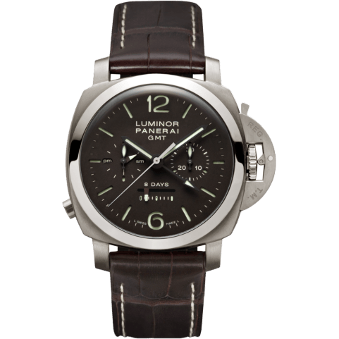 Luminor 1950 Chrono Monopulsante 8 Days GMT Titanio