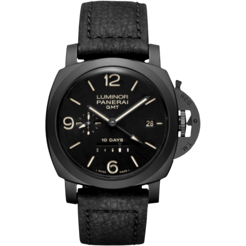 Luminor 1950 44 10 Days GMT Ceramic / Black