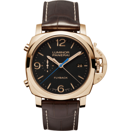 Luminor 1950 44 3 Days Chrono Flyback Automatic Red Gold / Black