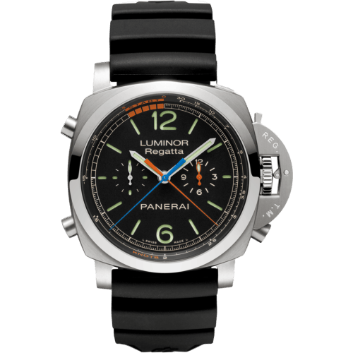 Luminor 1950 47 Regatta 3 Days Chrono Flyback Automatic Titanium / Black