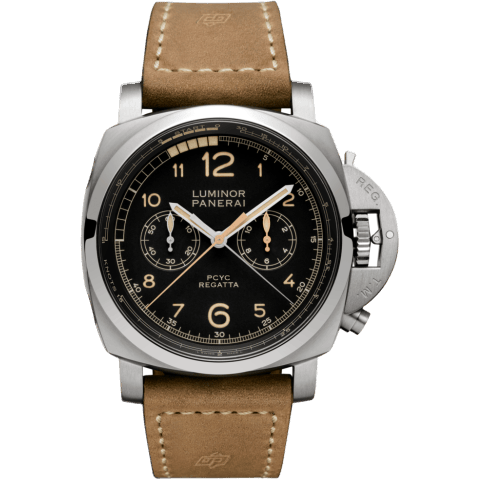 Luminor 1950 47 Regatta PCYC 3 Days Chrono Flyback Automatic Titanium / Black