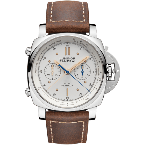 Luminor 1950 44 PCYC Chrono Flyback Automatic Stainless Steel / White