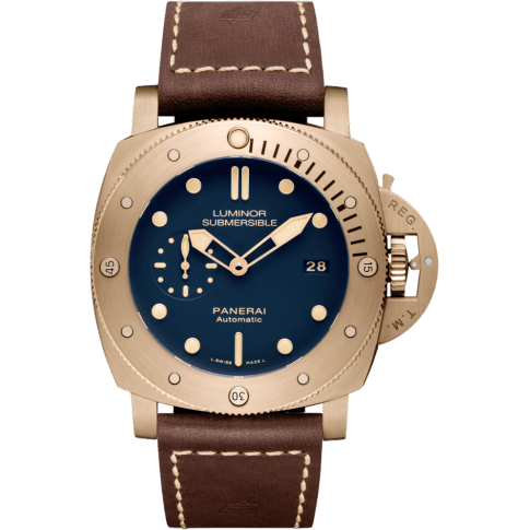 Luminor Submersible 1950 3 Days Automatic Bronzo Blue