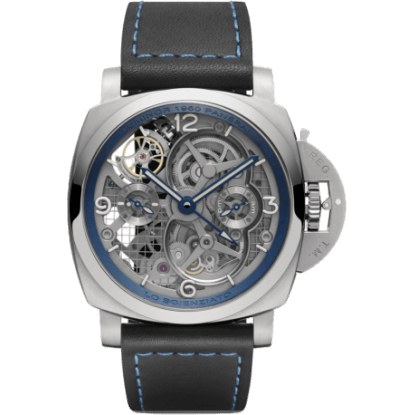 Luminor 1950 Tourbillon GMT Titanio Lo Scienziato Blue