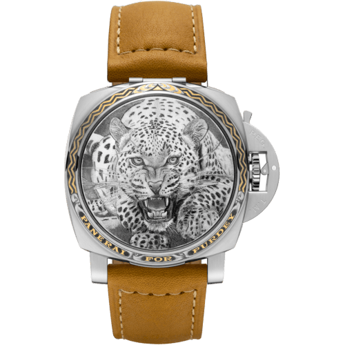 Luminor 1950 3 Days Automatic Acciaio Sealand for Purdey Leopard