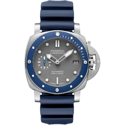 Luminor Submersible 42 3 Days Automatic Acciaio Blue Ceramic / Shark Grey