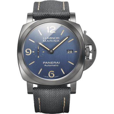 Luminor 1950 44 3 Days Automatic Titanium DLC / Blue / Bucherer Blue