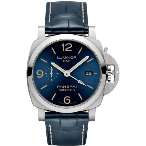 Luminor 1950 44 3 Days GMT Automatic Stainless Steel / Blue