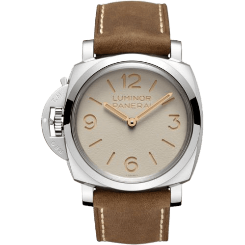 Luminor 1950 Left-Handed 47 3 Days Stainless Steel / Beige