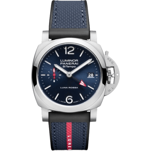 Luminor 1950 44 BiTempo Luna Rossa Stainless Steel / Blue