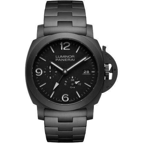 Luminor 1950 44 3 Days GMT Automatic Ceramica / Black / Bracelet
