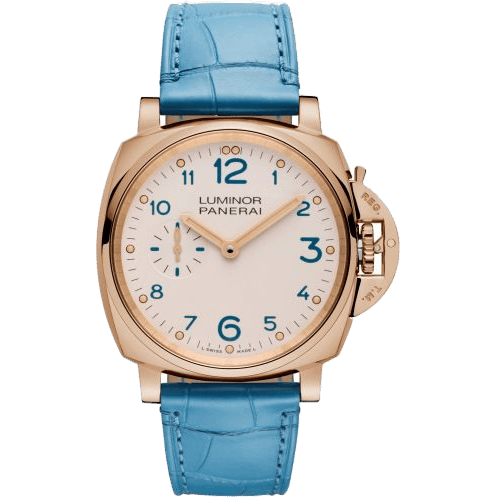 Luminor Due 42 3 Days Red Gold / White