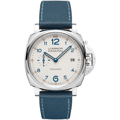 Luminor Due 42 3 Days Date Stainless Steel / White