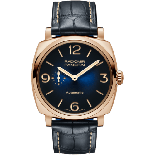 Radiomir 1940 45 3 Days Automatic Red Gold / Blue / Mediterraneo