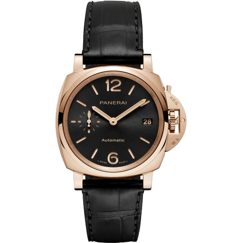 Luminor Due 38 Automatic Red Gold / Black
