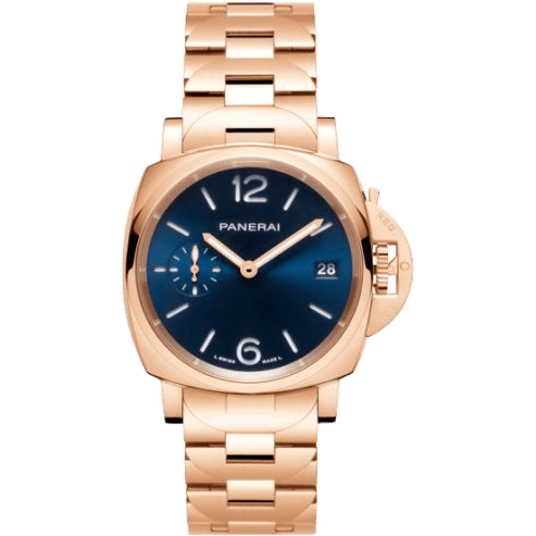 Luminor Due 38 Automatic Goldtech TuttoOro / Blue