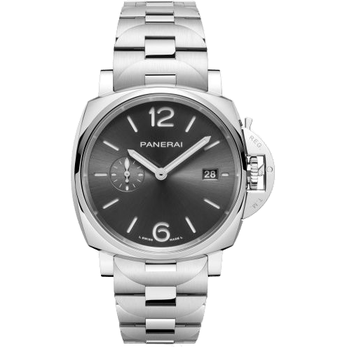 Luminor Due 42 Automatic Stainless Steel / Grey / Bracelet