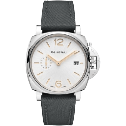 Luminor Due 42 Automatic Stainless Steel / White / Prada Re-Nylon