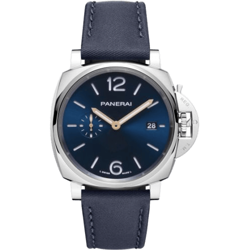 Luminor Due 42 Automatic Stainless Steel / Blue / Prada Re-Nylon