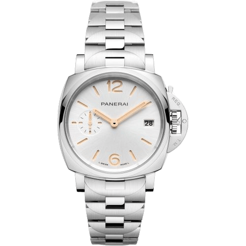 Luminor Due 38 Automatic Stainless Steel / Silver / Bracelet