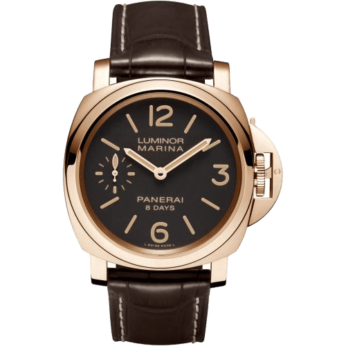 Luminor Marina 44 8 Days Red Gold / Brown
