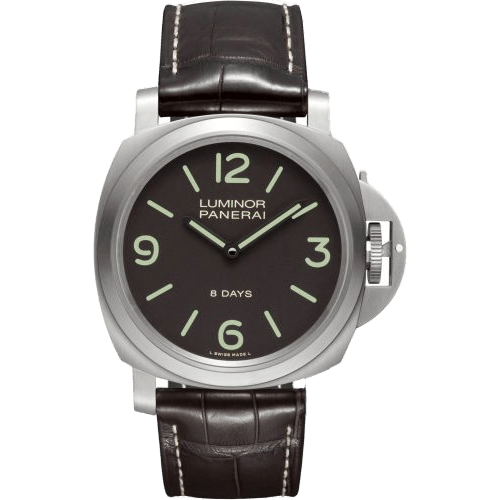 Luminor Base 44 8 Days Titanium / Brown
