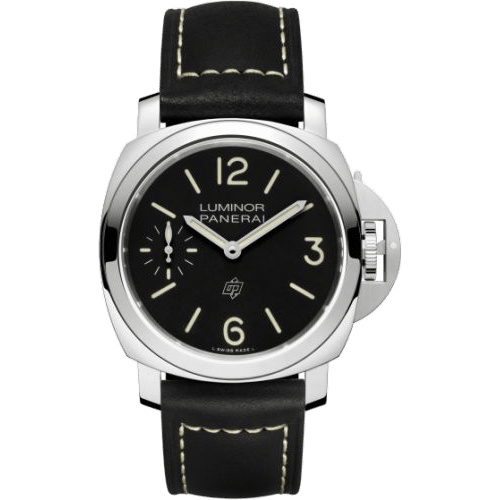 Luminor 44 Logo 3 Days Stainless Steel / Black
