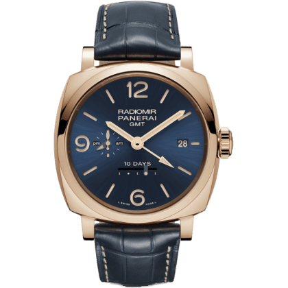 Radiomir 1940 10 Days GMT Oro Rosso Boutique Blue